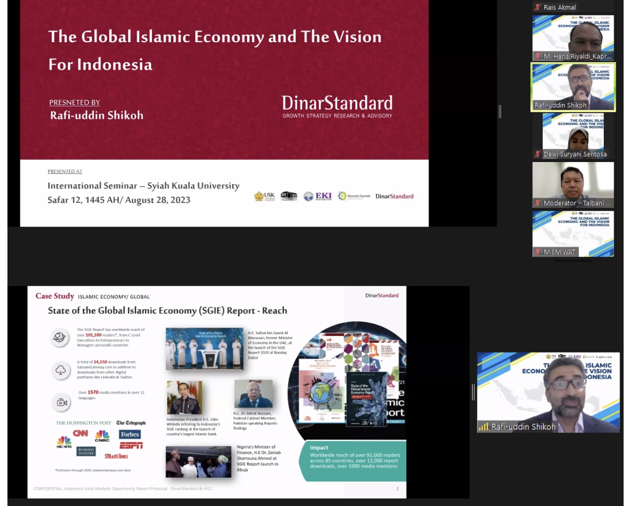 Prodi EKI FEB USK Gelar Seminar Internasional, Bahas Perkembangan Ekonomi Islam Global