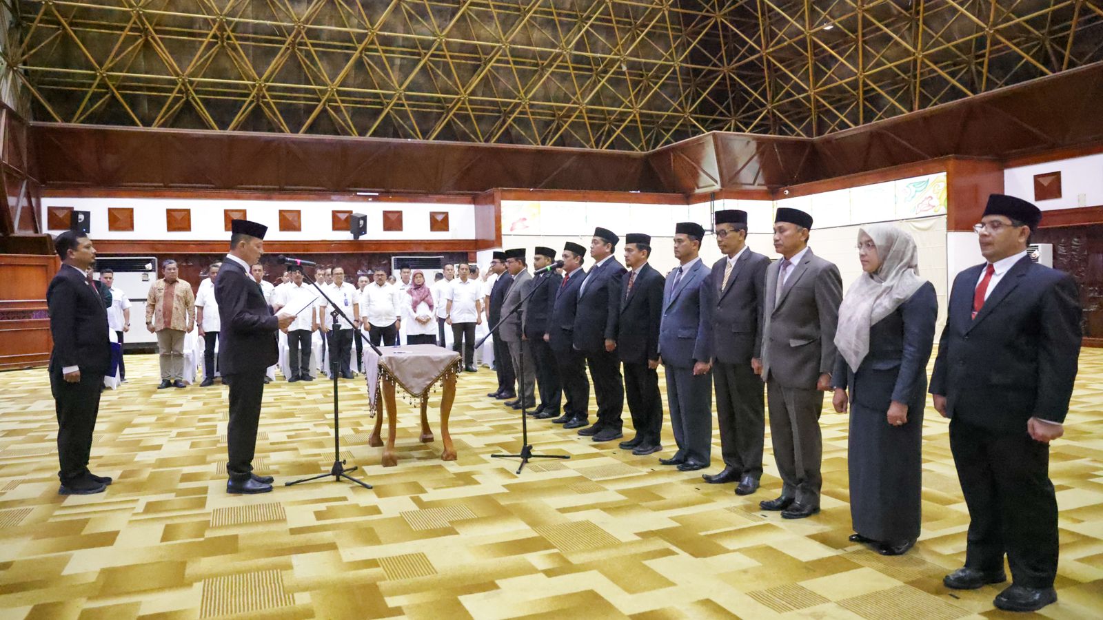 Ini Pesan PJ Gubernur Aceh kepada Pejabat Eselon II Baru Dilantik