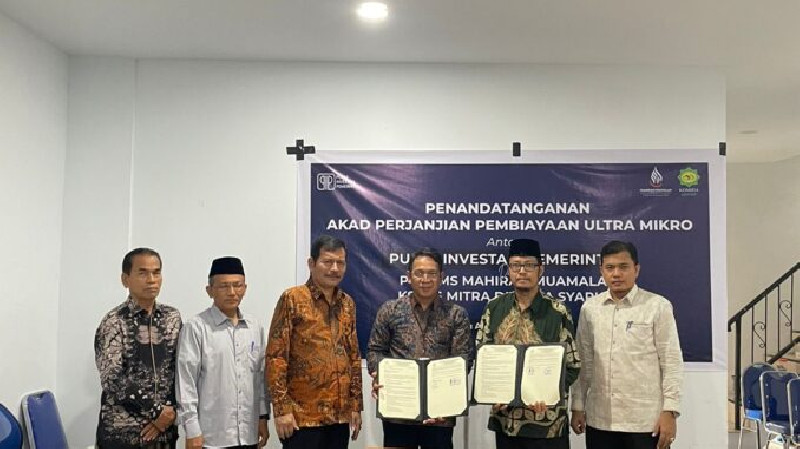 PT LKMS Mahirah Muamalah dan PIP Teken Perjanjian Ultra Mikro Bersama