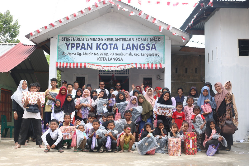 Dinsos Aceh Gelar Temu Penguatan Anak Binaan dan Rayakan HUT RI-78 di Langsa
