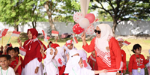 Meriahkan HUT Kemerdekaan, DWP Setda Aceh Gelar Lomba Anak Ceria dan Permainan Tradisional