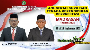 Kemenag Aceh Gelar Anugerah Guru dan Tendik Madrasah 2023