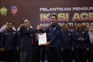 IKASI Aceh Resmi Dilantik, Target Dua Medali Emas PON 2024