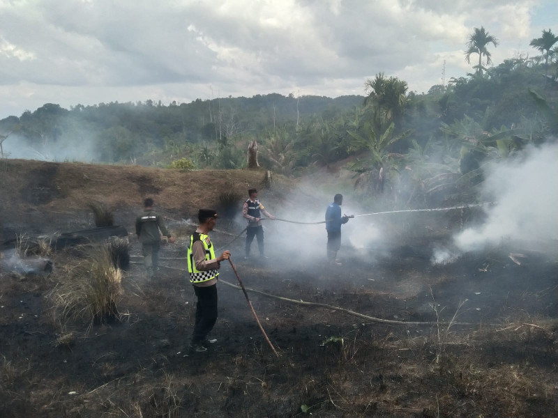 Sejumlah Wilayah di Aceh Besar Dilanda Kebakaran Lahan, Tidak Ada Korban Jiwa
