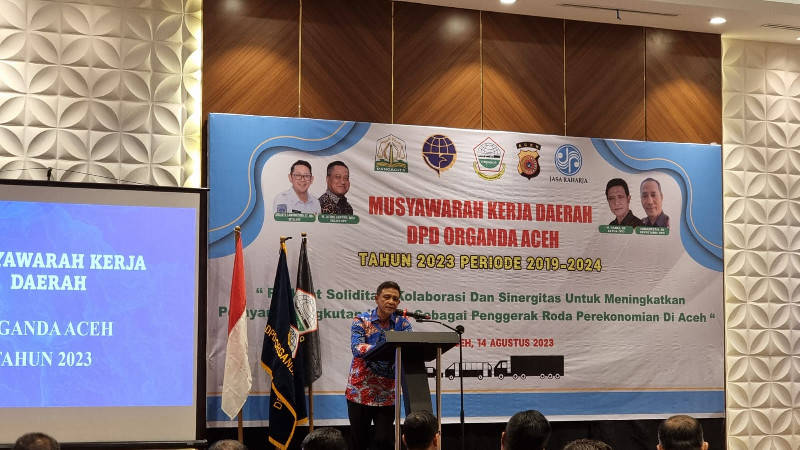 Organda Aceh Bahas Upaya Tingkatkan Layanan Moda Transportasi di Mukerda Ke-1