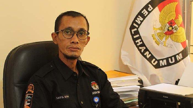 Terpilih Aklamasi, Saiful SE Pimpin KIP Aceh Periode 2023-2028