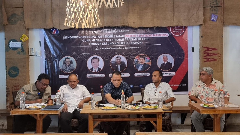 BWS 1 Aceh Sampaikan Penyebab Bendungan Rukoh Pidie Belum Rampung