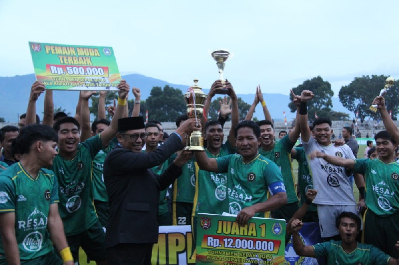 KAPJA FC Boyong Piala Bergilir Bupati Gayo Lues 2023