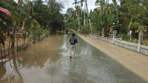 Banjir Aceh Utara Mulai Surut, Warga Kembali Beraktifitas