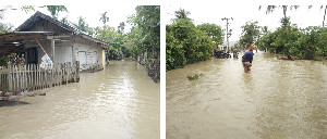 Semakin Meluas, Lima Kecamatan di Aceh Utara Terendam Banjir