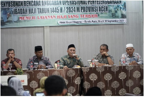 Kanwil Kemenag Aceh Gelar Penyusunan Usulan Anggaran Haji 2024