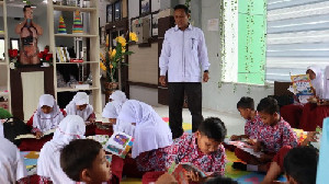 Disperpusip dan Dishub Aceh Besar Bersinergi Ajak Siswa ke Perpustakaan Umum