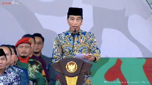 Jokowi Ajak Keluarga Besar Muhammadiyah Wujudkan Pemilu Damai 2024