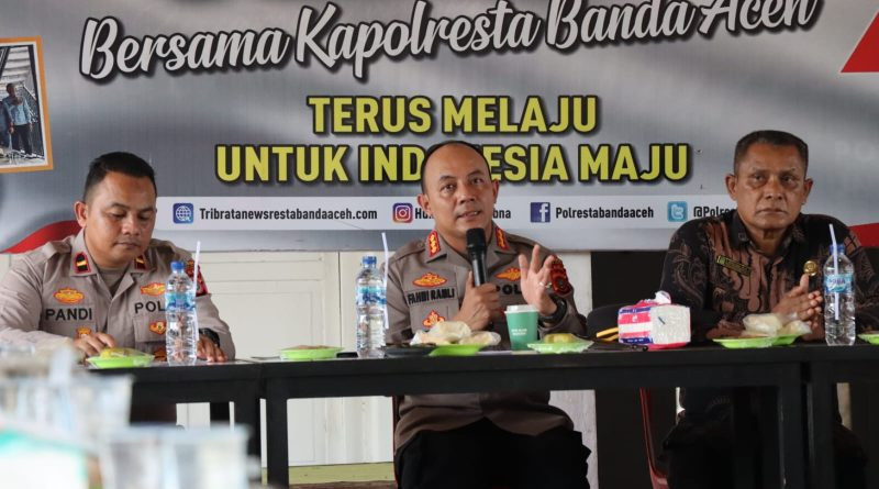 Jumat Curhat Bersama Penyelenggara Pemilu, Kapolresta Banda Aceh: Polisi Harus Netral