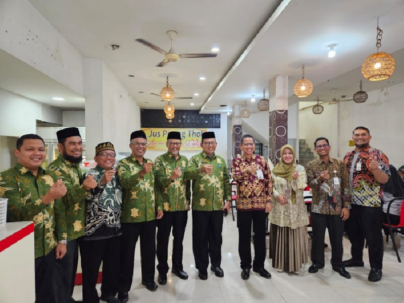 Kemenag Aceh dan CEO BSI Bahas Wakaf Produktif dan Wakaf Uang