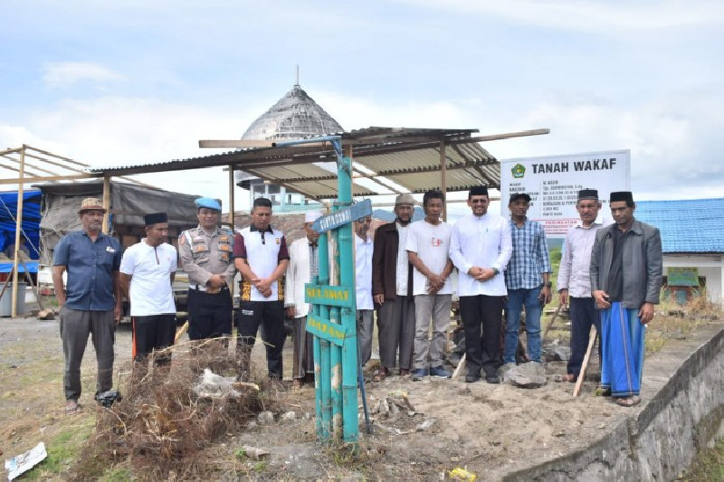 Kemenag Bener Meriah Resmikan Papanisasi Tanah Wakaf Kampung Pante Raya