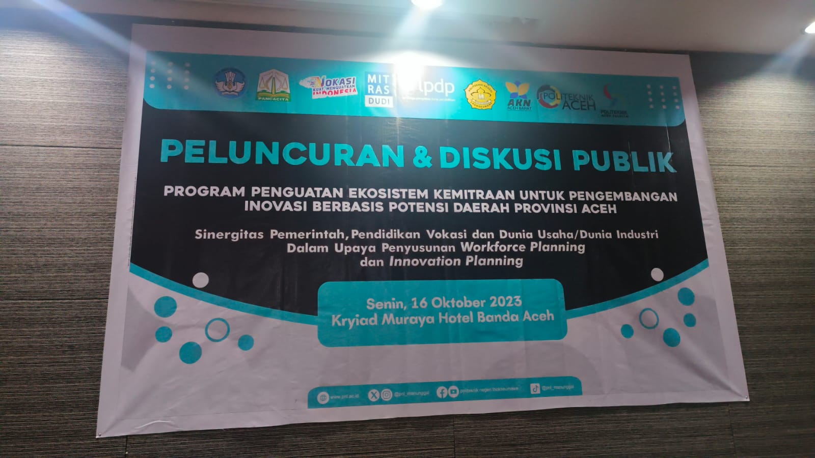 PTV Bakal Luncurkan Program Penguatan Ekosistem Kemitraan untuk Pengembangan Inovasi Berbasis Potensi Daerah di Aceh