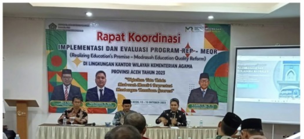 Kemenag Aceh, Program REP MEQR Wujudkan Kualitas Siswa Tembus Universitas Bergengsi