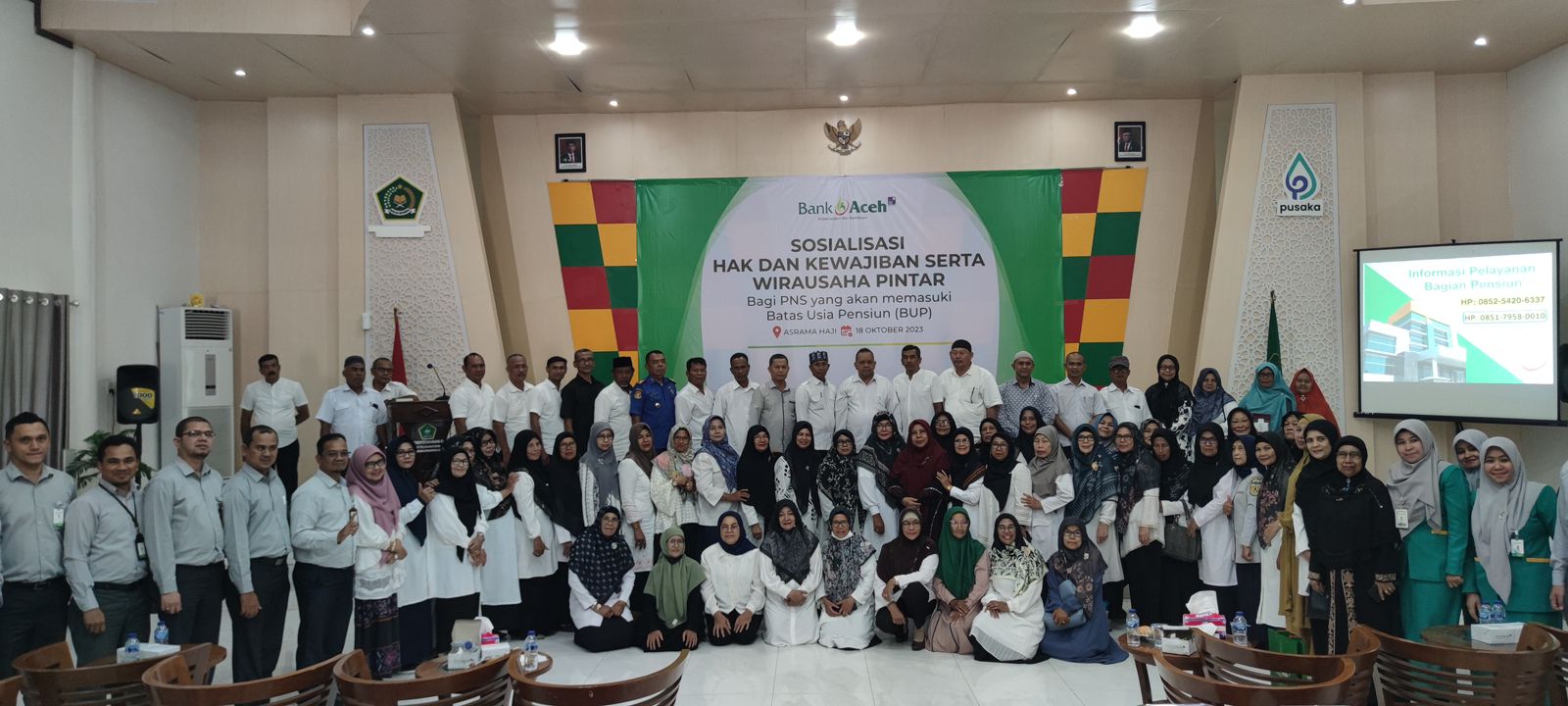 PT Taspen Bersinergi Bersama Bank Aceh Sosialisasi Wirausaha ke ASN Prapensiun