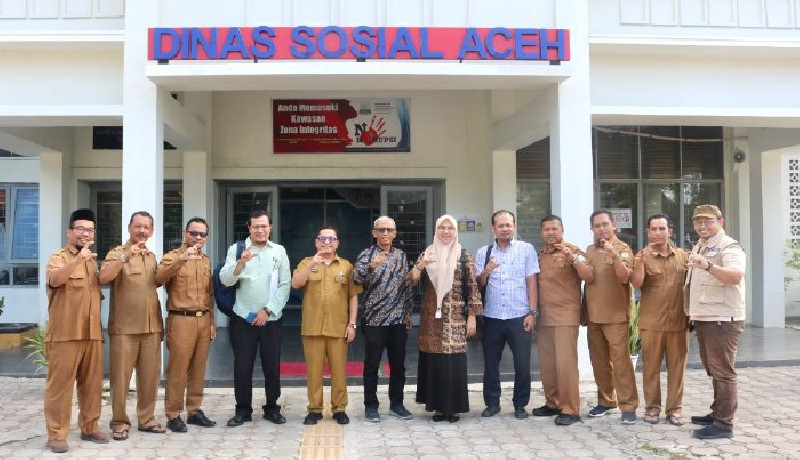Visitasi ke Dinsos Aceh, Komisioner KIA Apresiasi Layanan Informasi Publik Makin Membaik