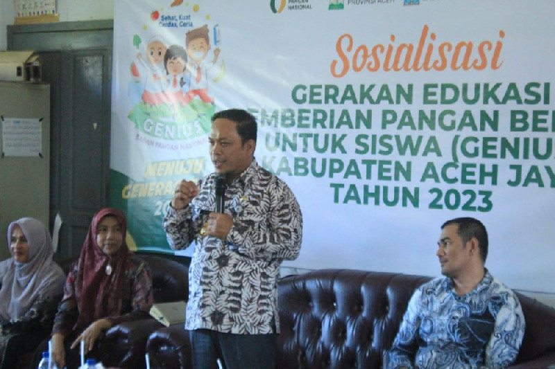 Pj Bupati Aceh Jaya Apresiasi GENIUS, Dorong Orangtua Memahami Pangan Bergizi