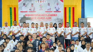 Peringati Sumpah Pemuda, 400 Peserta Ikuti Kejuaraan Karate Gabdika Banda Aceh