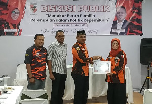 Srikandi Pemuda Pancasila Banda Aceh Gelar Diskusi Bahas Peran Pemilih Perempuan