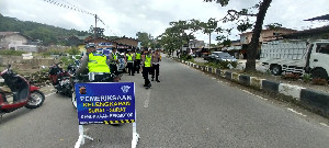 Satlantas Aceh Tengah Aktif Sadarkan Masyarakat Untuk Tertib Berlalulintas