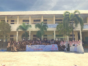 Pelajar SMPN 9 Banda Aceh Diedukasi Kawasan Bebas Asap Rokok