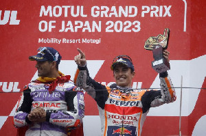Marc Marquez Pembalap Repsol Honda Raih Podium Pertama di MotoGP 2023