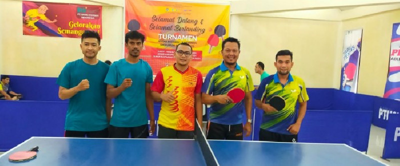 Kanwil Kemenag Raih Juara III Tenis Meja Antar Instansi Se-Aceh