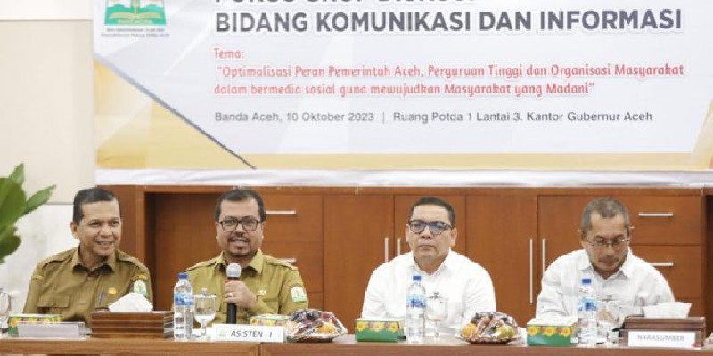 Pemerintah Aceh Gelar Diskusi Bidang Komunikasi Informasi Untuk ASN-Anggota Ormas