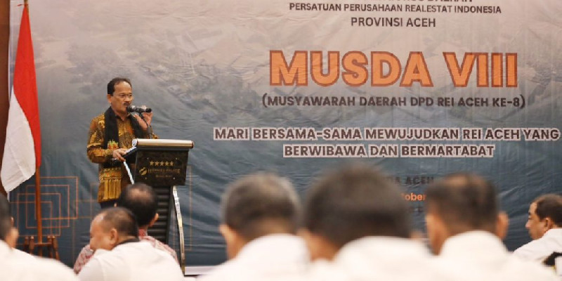 Buka Musda, Pemerintah Aceh Harap REI Bantu Wujudkan Rumah untuk Masyarakat Prasejahtera