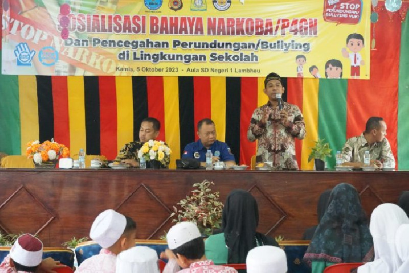 Disdikbud Aceh Besar Ajak Kampanyekan Bahaya Narkoba dan Bullying