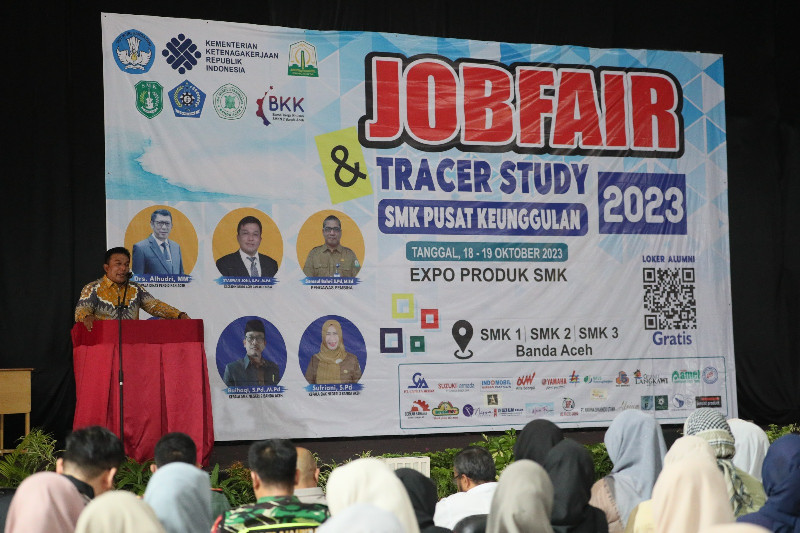 3 SMK PK Banda Aceh Gelar Job Fair Bersama 32 Dunia Usaha