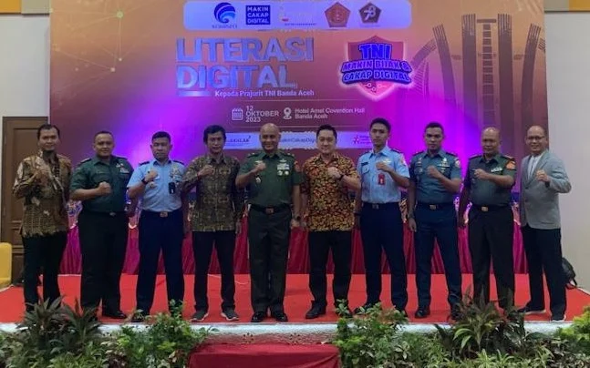 TNI Aceh Tingkatkan Keamanan dan Kemampuan Literasi Digital Bagi Prajurit