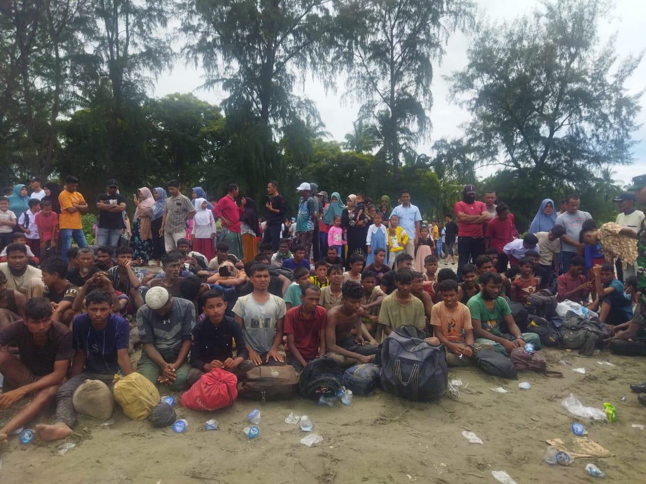 Baru Terdampar di Pesisir Pantai Pidie , 7 Warga Rohingya Dikabarkan Kabur
