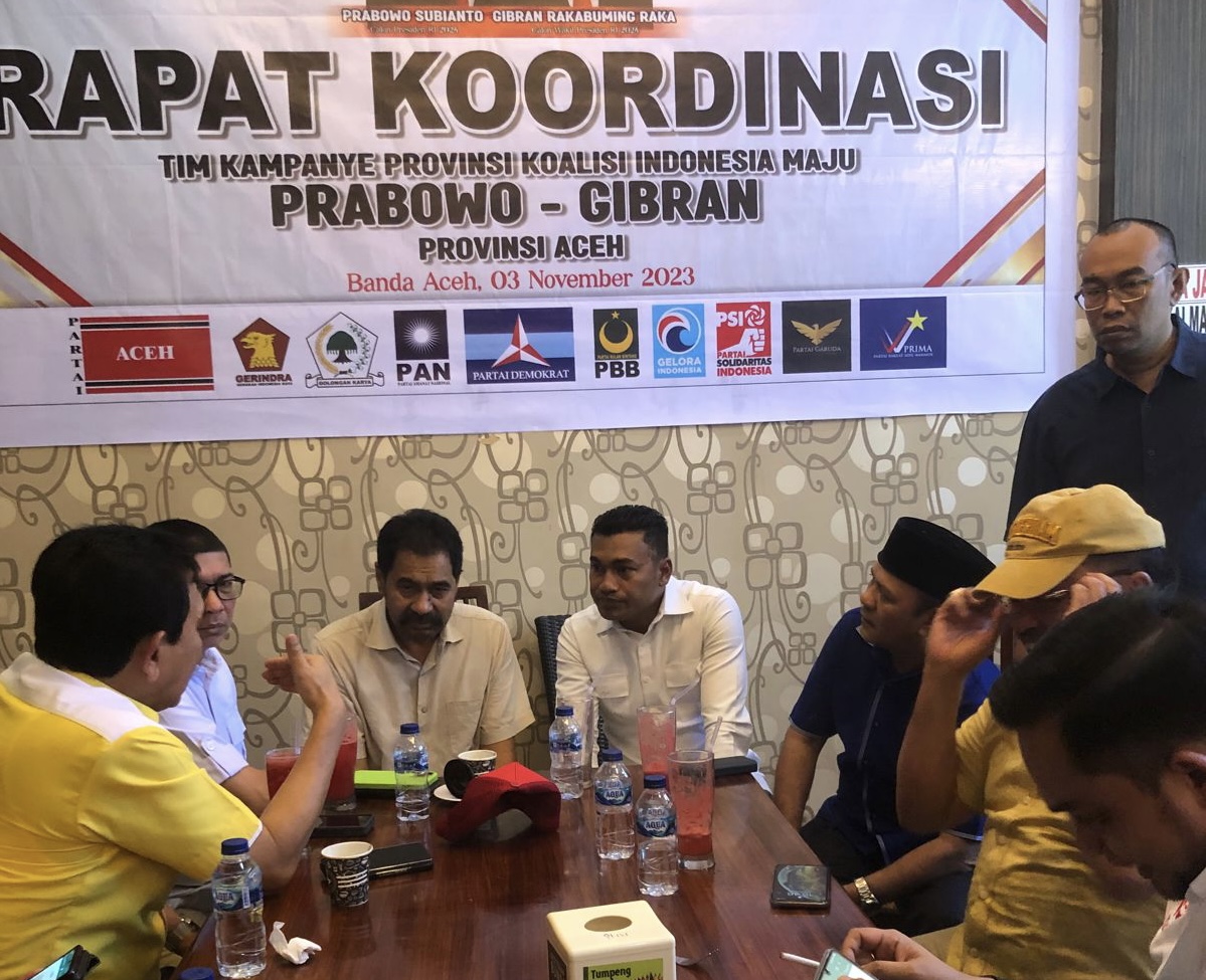 Mualem Ditunjuk Sebagai Ketua Tim Pemenangan Prabowo-Gibran
