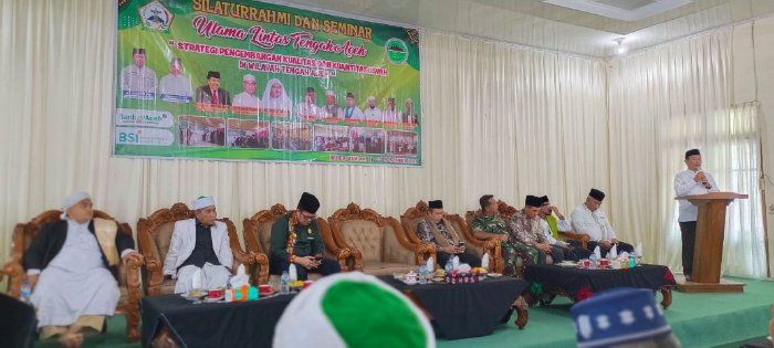 Perkuat Silaturahmi, Pemerintah Aceh Hadiri Pertemuan Ulama Lintas Tengah Aceh
