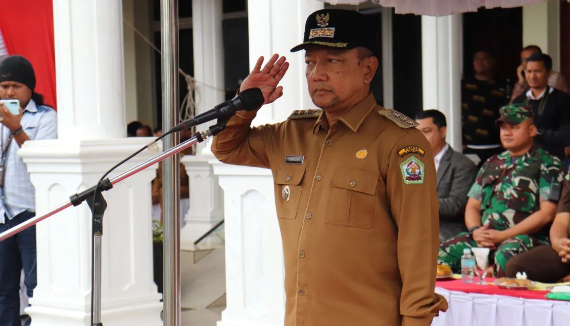 Apel Gabungan, Pj Bupati Aceh Tengah Ingatkan ASN Jaga Netralitas Saat Pemilu