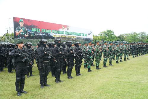 7.863 Personel TNI Siap Amankan Pemilu 2024 di Aceh