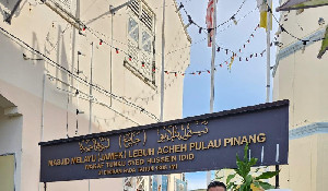 Melihat Lebih Dekat Masjid "Ureng Aceh" di Pulau Penang Malaysia