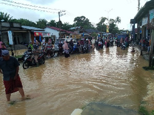 Curah Hujan Tinggi, 41 Desa di Kabupaten Nagan Raya Terendam Banjir