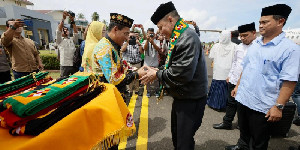 Pj Gubernur Aceh Tiba di Simeulue, Nanti Malam Buka MTQ ke-36