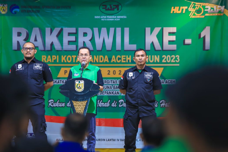 RAPI Gelar Rakerwil, Ini Pesan Pj Walikota Banda Aceh