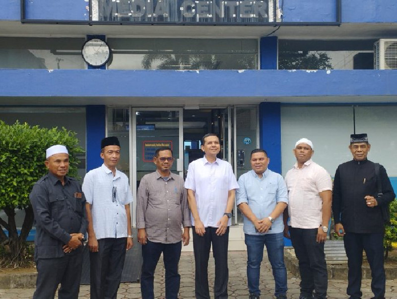 Silaturahmi ke Diskominsa Aceh, DPRK Bireuen Minta Berantas Judi Online