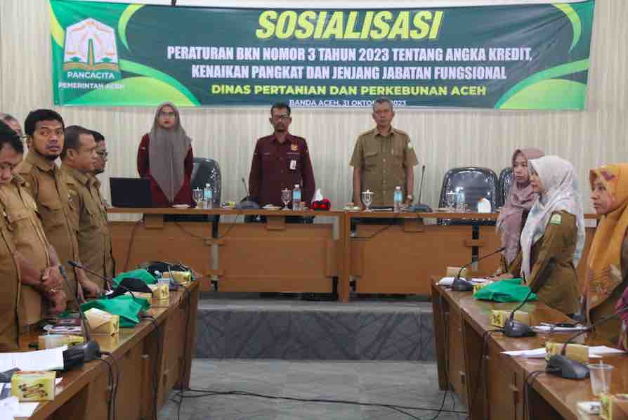 Distanbun Aceh Sosialisasi Perka BKN, Ini Tujuannya