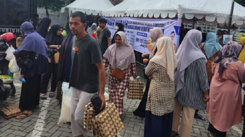 Hari Pertama, Pasar Murah Pemko Banda Aceh Berjalan dengan Tertib