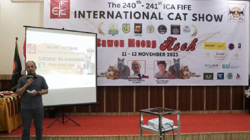 ICA Gelar Event Internasional Perdana Cat Show di Aceh