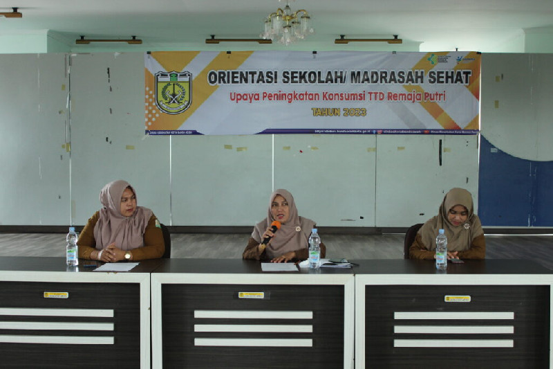 Tingkatkan Konsumsi TTD Remaja Putri, Dinkes Banda Aceh Gelar Orientasi Sekolah/Madrasah Sehat